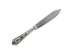 Серебряный нож для рыбы «Праздничный»